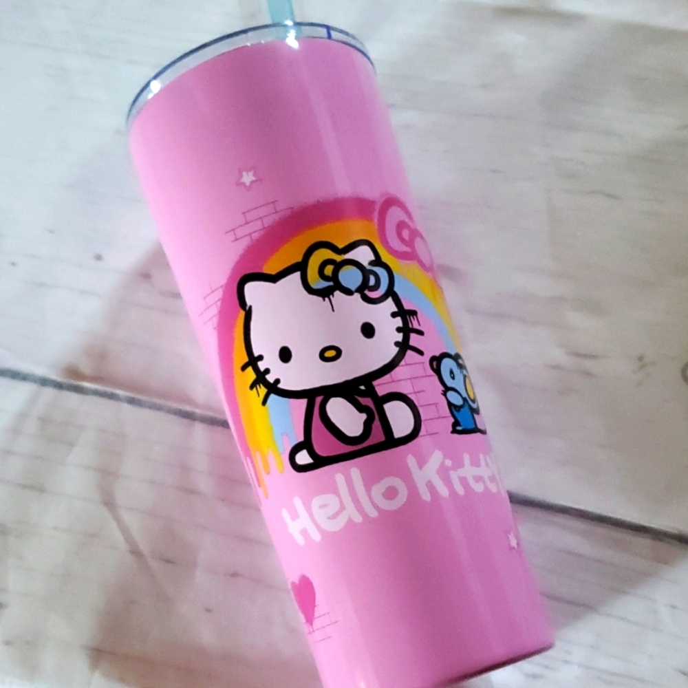 🆕️ CUTE SANRIO HELLO KITTY PINK TUMBLER 💕